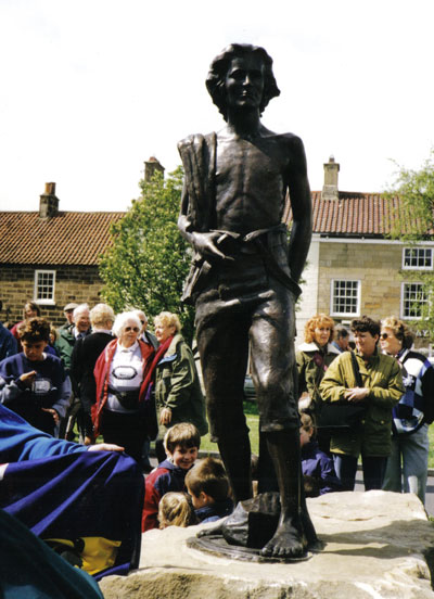 Bronze Sculpture, Captain Cook as a youth